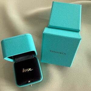 Tiffany & Co. | Paloma Picasso Graffiti Love Ring - 18k Rose Gold, sz 7